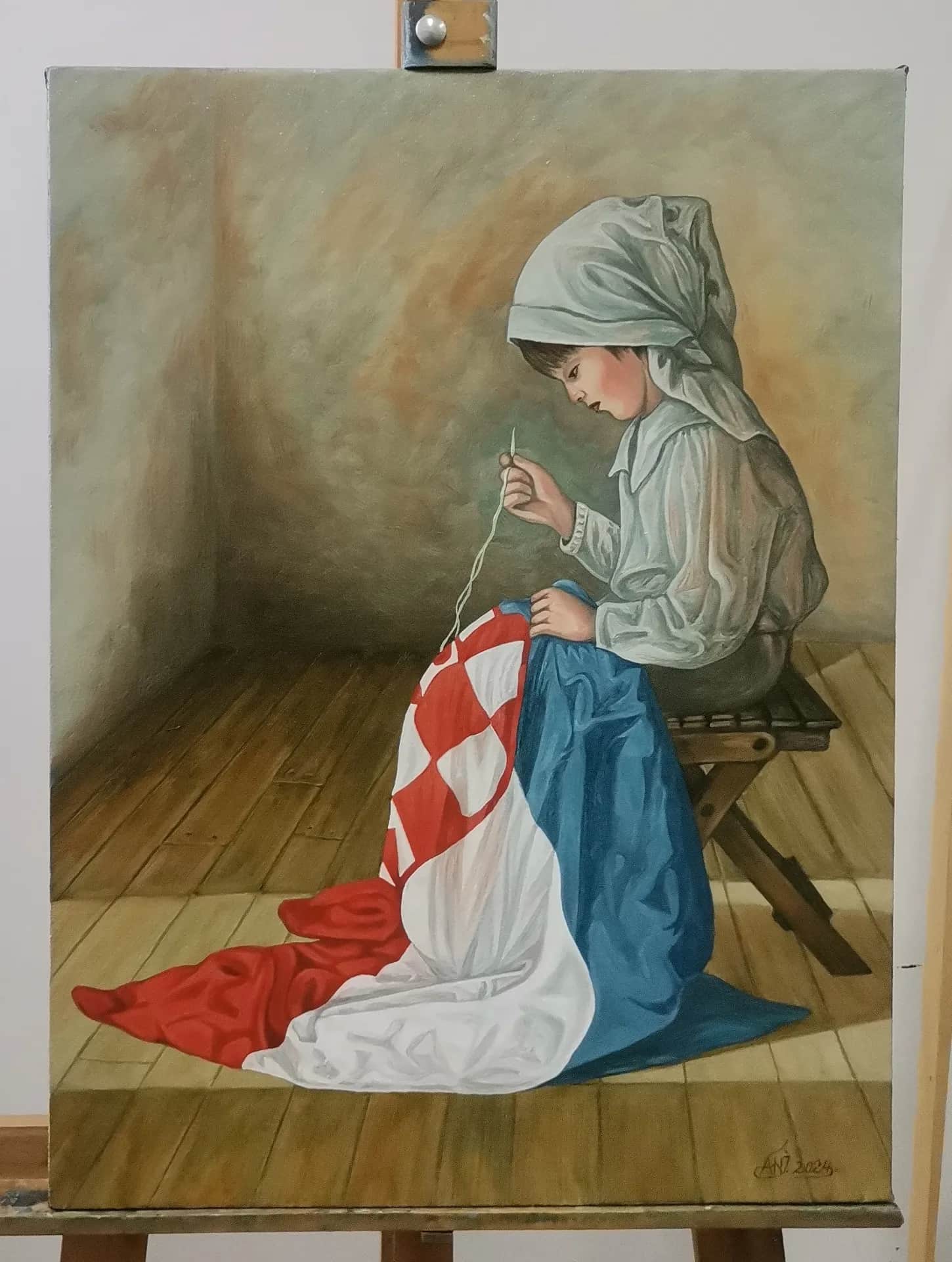 Vezilja - ulje na platnu